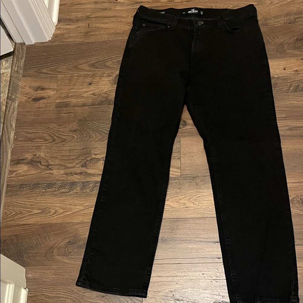 Hollister Men's Straight Black Jeans